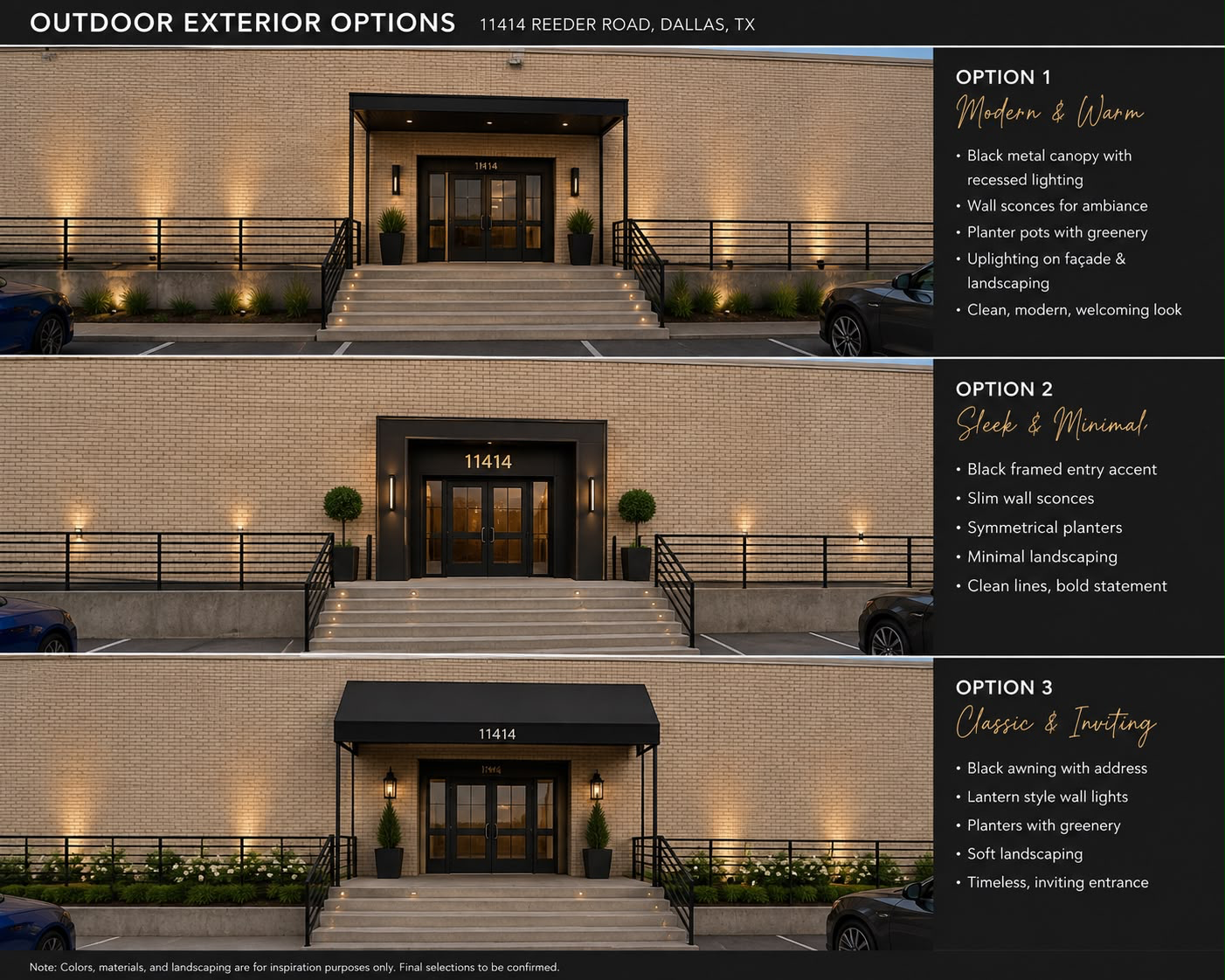 Approved modern and warm entrance concept for D’ Maison